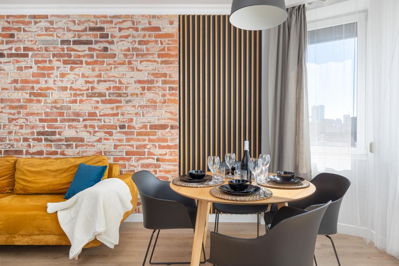ורשה Stylowy Apartament Z Pieknym Widokiem Na Miasto מראה חיצוני תמונה