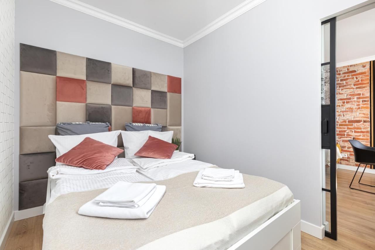 ורשה Stylowy Apartament Z Pieknym Widokiem Na Miasto מראה חיצוני תמונה